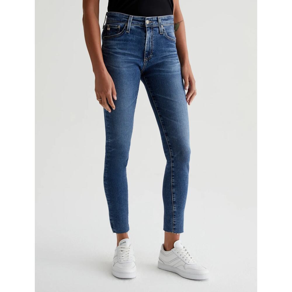 AG Adriano Goldschmied The Farrah Ankle HIGH-RISE SKINNY ANKLE DENIM Jean 25R - Picture 2 of 16